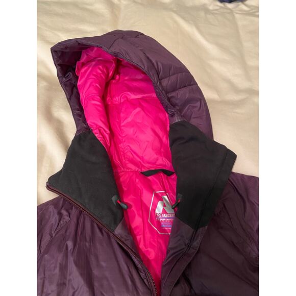 Eddie Bauer Whittaker first ascent mountaineering primaloft purple jacket medium - Picture 4 of 8